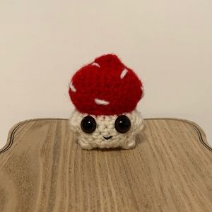 Mini Handmade Amigurumi Crochet Mushroom